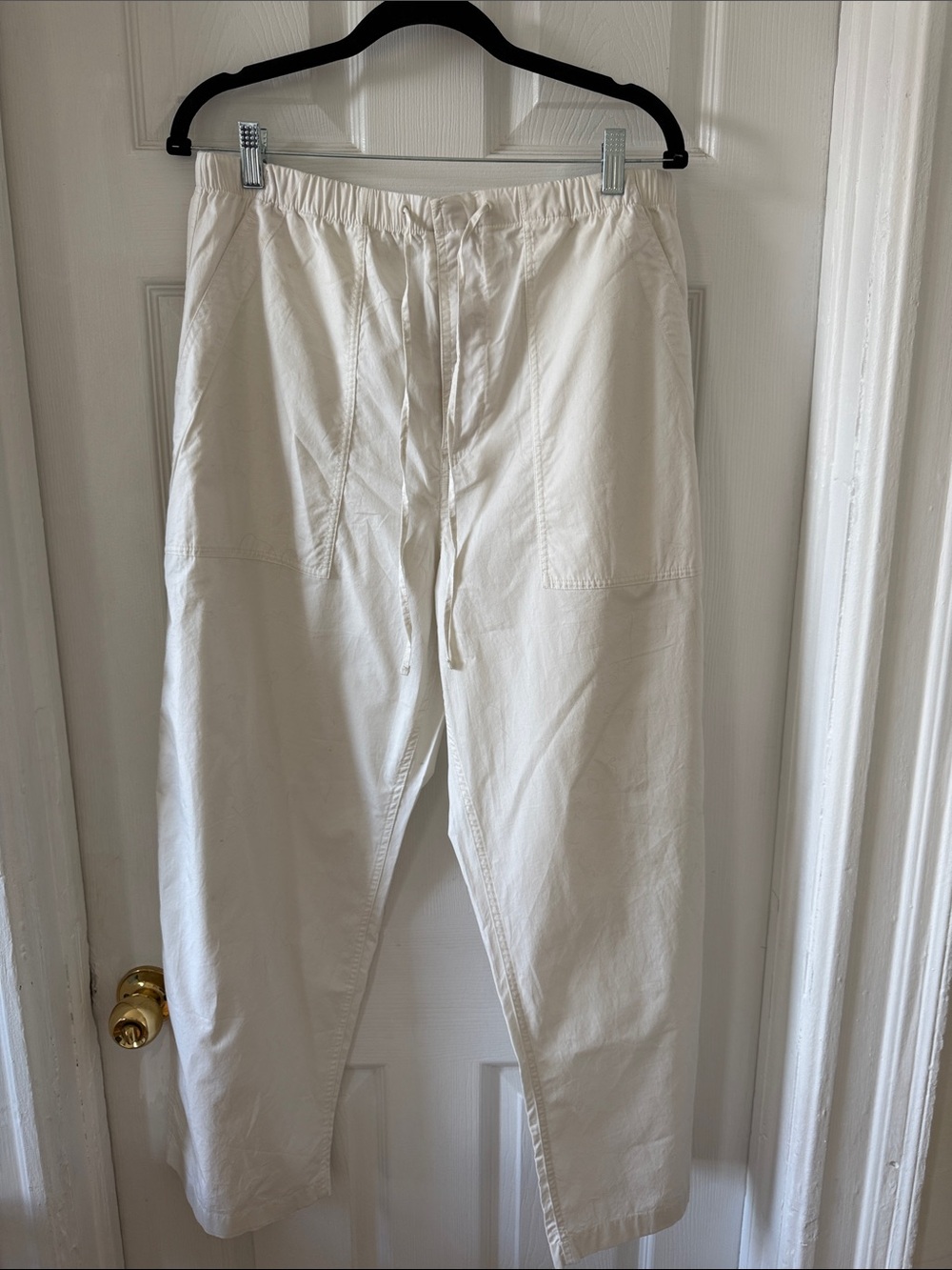 Buck Mason Off-White Drawstring Casual Trousers